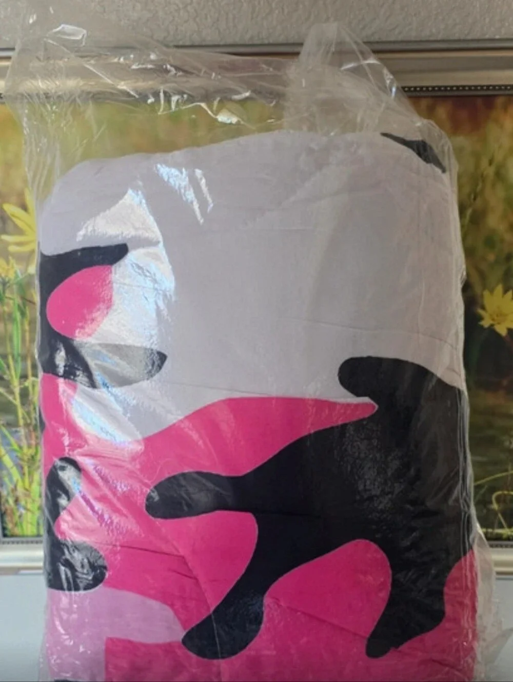 Erosebridal Pink Camo Full Comforter Set Army Military Bedding Dorm Cabin Decor